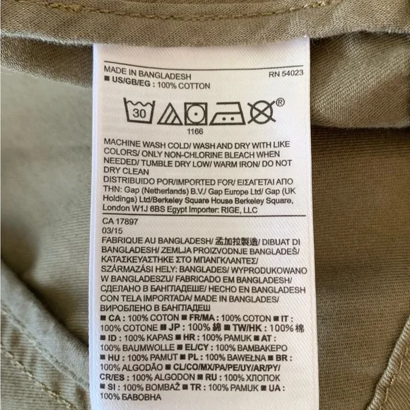 Banana Republic Oversized Military Parka Barn Jacket Large - Picture 11 of 12